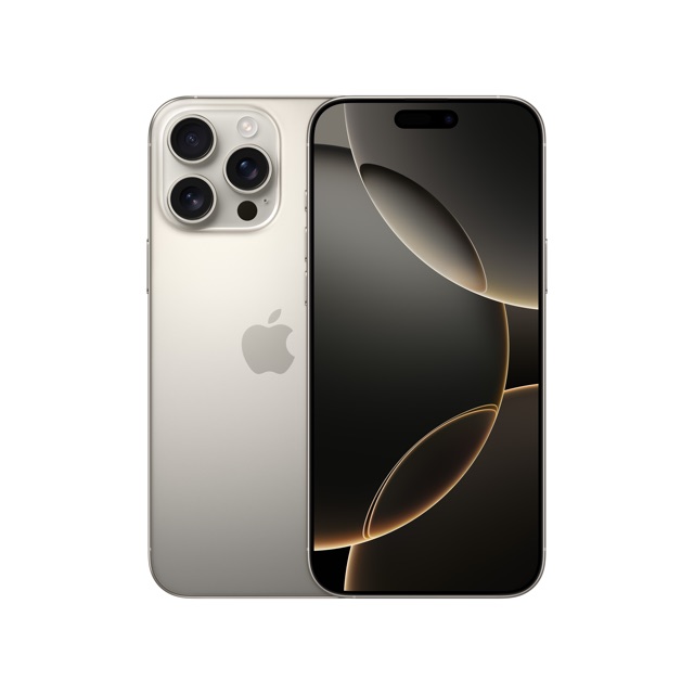 Смартфон Apple A3296 iPhone 16 Pro Max 256Gb титан моноблок 3G 4G 1Sim 6.9" 1320x2868 iOS 18 48Mpix 802.11 a/b/g/n/ac/ax/be NFC GPS Protect