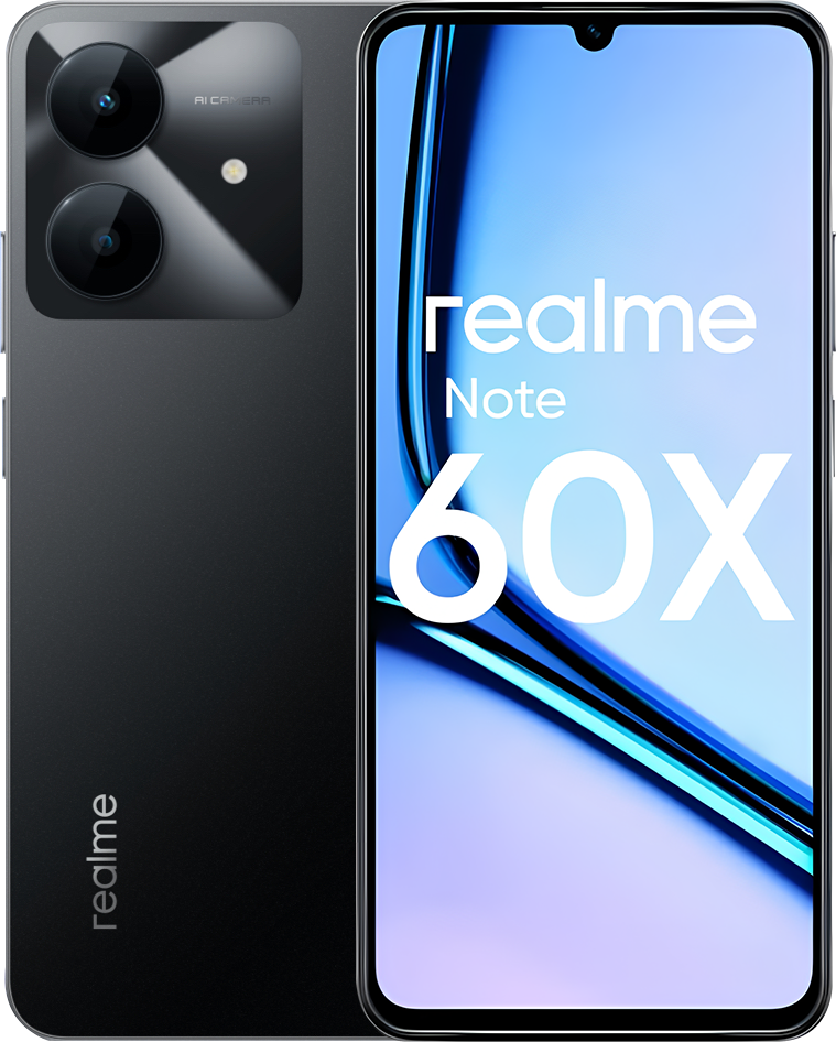 Смартфон Realme RMX3938 Note 60х 128Gb 4Gb черный (6941764448995)
