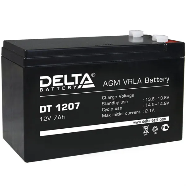 Батарея для ИБП Delta DT 1207 12В 7Ач