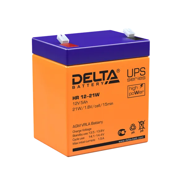 Батарея для ИБП Delta HR 12-21 W 12В 5Ач