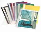 Папка-скоросшиватель Durable 2573-03 A4 прозрач.верх.лист ПВХ красный