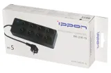 Сетевой фильтр Ippon BK258-16 5м (8 розеток) черный (коробка)