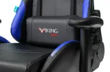 Кресло игровое Zombie VIKING 5 AERO черный/синий эко.кожа с подголов. крестов. пластик