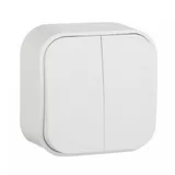Выключатель Legrand Quteo откр. 2кл. IP20 белый (782202)