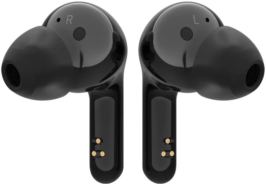 Гарнитура вкладыши LG Tone Free HBS-FN4 черный беспроводные bluetooth в ушной раковине (HBS-FN4.ABRUBK)
