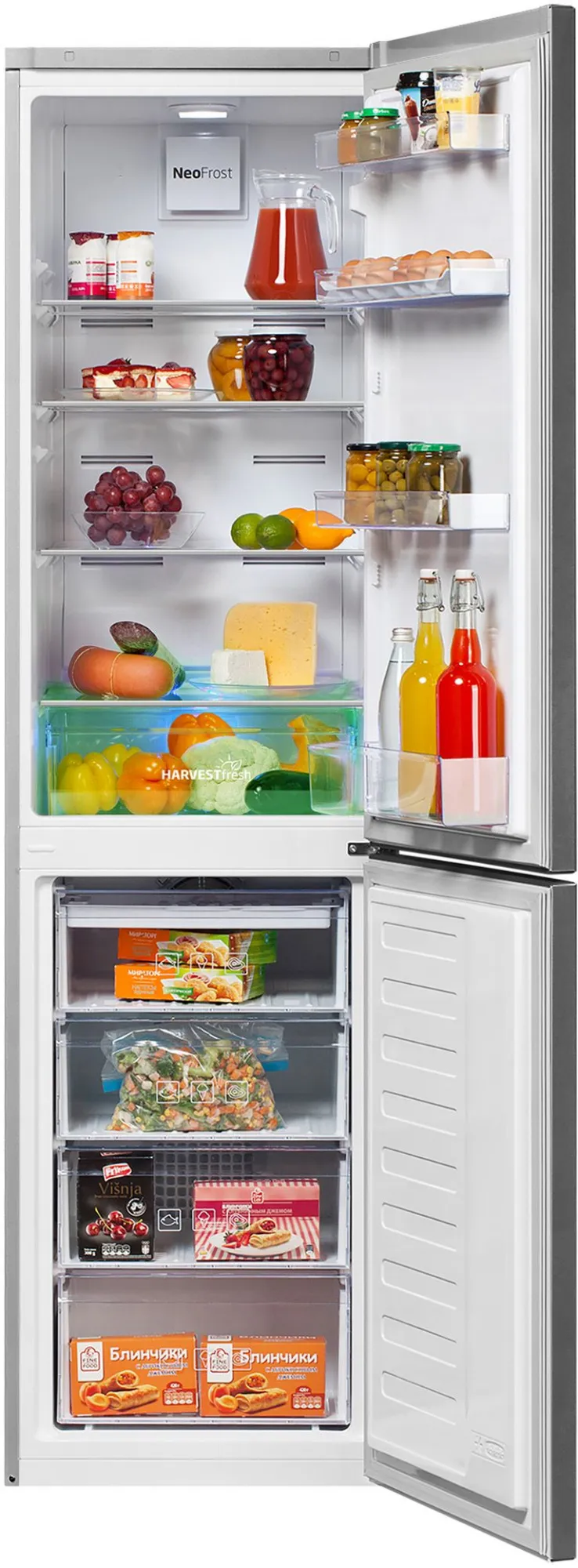 Холодильник Beko RCNK335E20VX нержавеющая сталь (двухкамерный)
