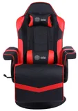 Кресло игровое Cactus CS-CHR-GS200BLR черный/красный подст.для ног