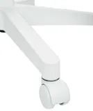 Кресло Бюрократ CH-W333 белый сиденье молочный Velvet 20 крестов. пластик пластик белый