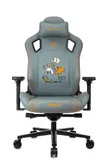 Кресло игровое Knight Craft Dragon серый эко.кожа крестов. металл