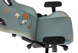 Кресло игровое Knight Craft Dragon серый эко.кожа крестов. металл