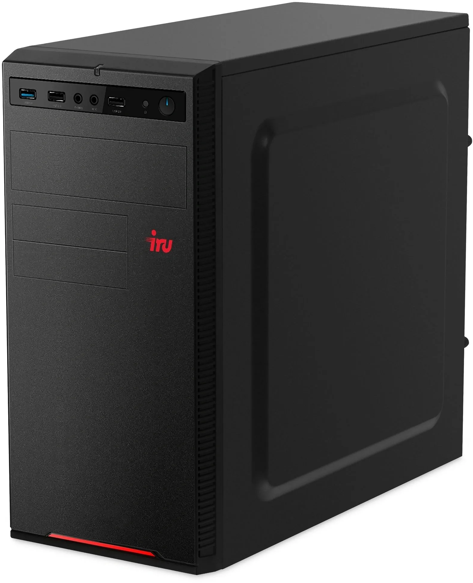 ПК IRU Planio 310H6SEV MT i3 13100 (3.4) 8Gb SSD256Gb UHDG 730 FreeDOS GbitEth 400W черный (RUS) (2113498)