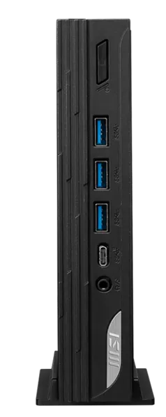 Персональный компьютер MSI Pro DP10 12M Mini Core i3-1215U (1.2GHz), 8Gb DDR4 SO-DIMM, 512GB SSD M.2, Intel UHD Graphics 730, noDVD, WiFi, BT, 120W, VESA, COM Port, noOS, 1y war-ty