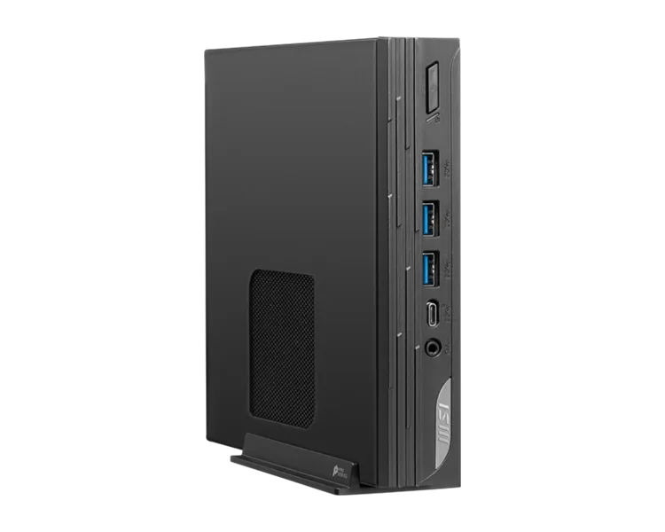 Персональный компьютер MSI Pro DP10 12M Mini Core i3-1215U (1.2GHz), 8Gb DDR4 SO-DIMM, 512GB SSD M.2, Intel UHD Graphics 730, noDVD, WiFi, BT, 120W, VESA, COM Port, noOS, 1y war-ty