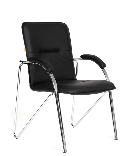 Офисное кресло Chairman   850   экокожа Terra 118 черная
