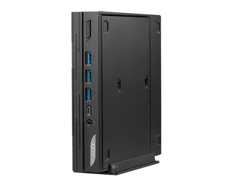 Персональный компьютер MSI Pro DP10 12M Mini Core i3-1215U (1.2GHz), 8Gb DDR4 SO-DIMM, 512GB SSD M.2, Intel UHD Graphics 730, noDVD, WiFi, BT, 120W, VESA, COM Port, noOS, 1y war-ty