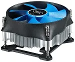 Кулер для процессора DEEPCOOL THETA 15 PWM LGA1200/115X низкопрофильный 46mm (64шт/кор, TDP 65W, PWM, Fan 100mm,на винтах) Color BOX