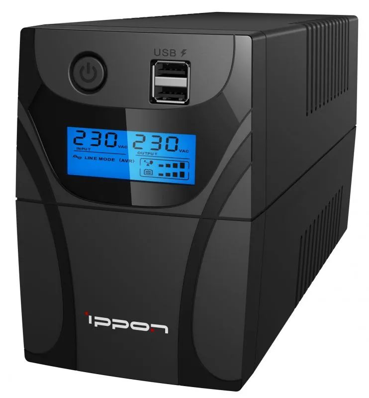 Источник бесперебойного питания Ippon Back Power Pro II Euro 850 480Вт 850ВА черный
