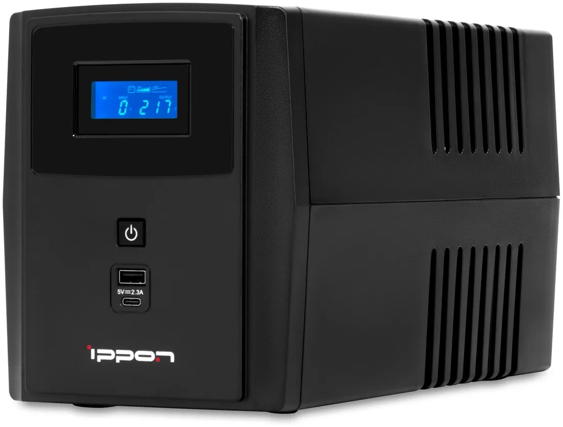 Источник бесперебойного питания Ippon Smart Power Pro II 2200 1200Вт 2200ВА черный