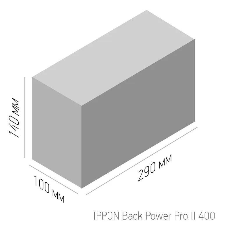 Источник бесперебойного питания Ippon Back Power Pro II 400 240Вт 400ВА черный