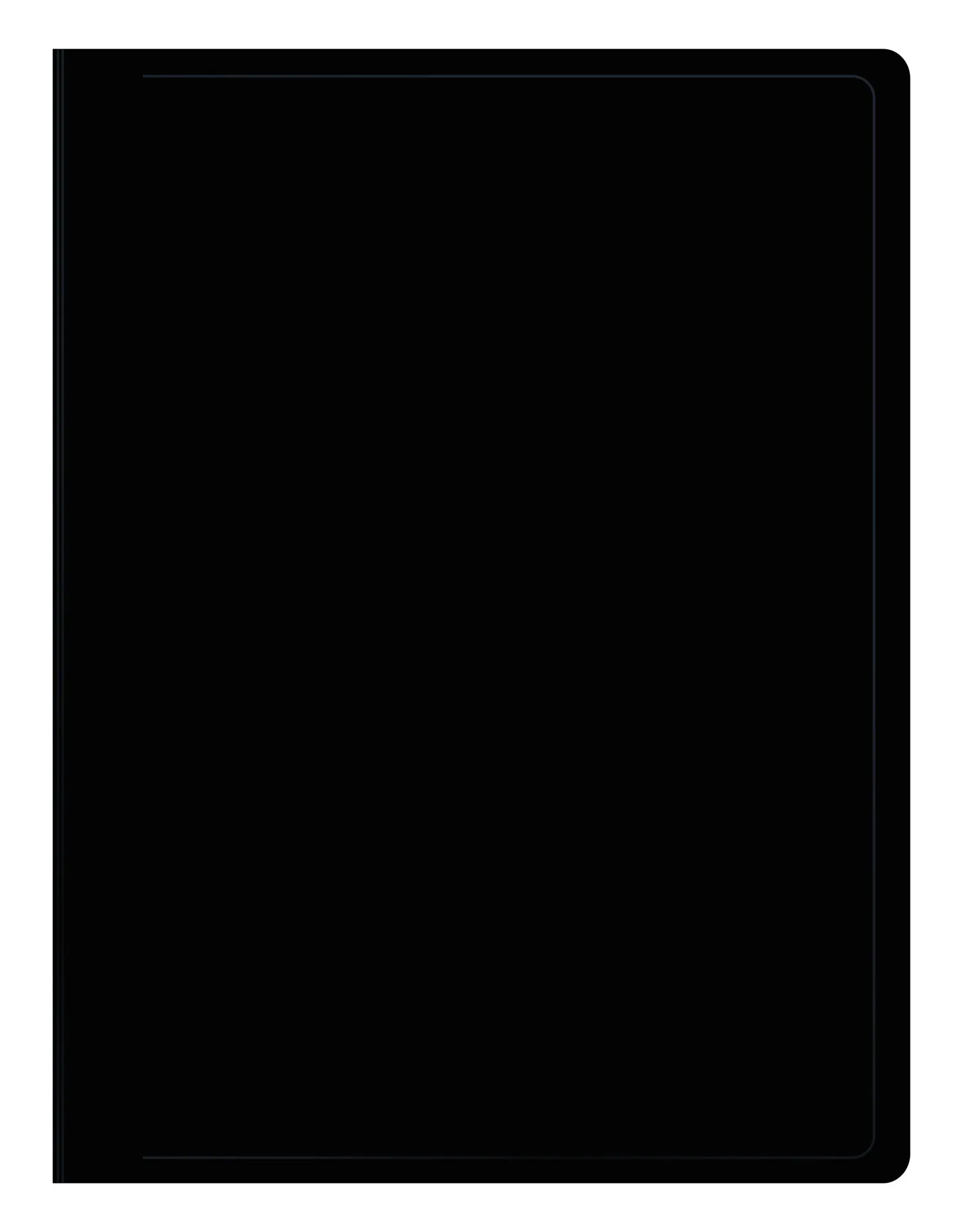 Папка метал.пруж.скоросш. Бюрократ Black&White BWPZ08P A4 пластик 0.8мм ассорти