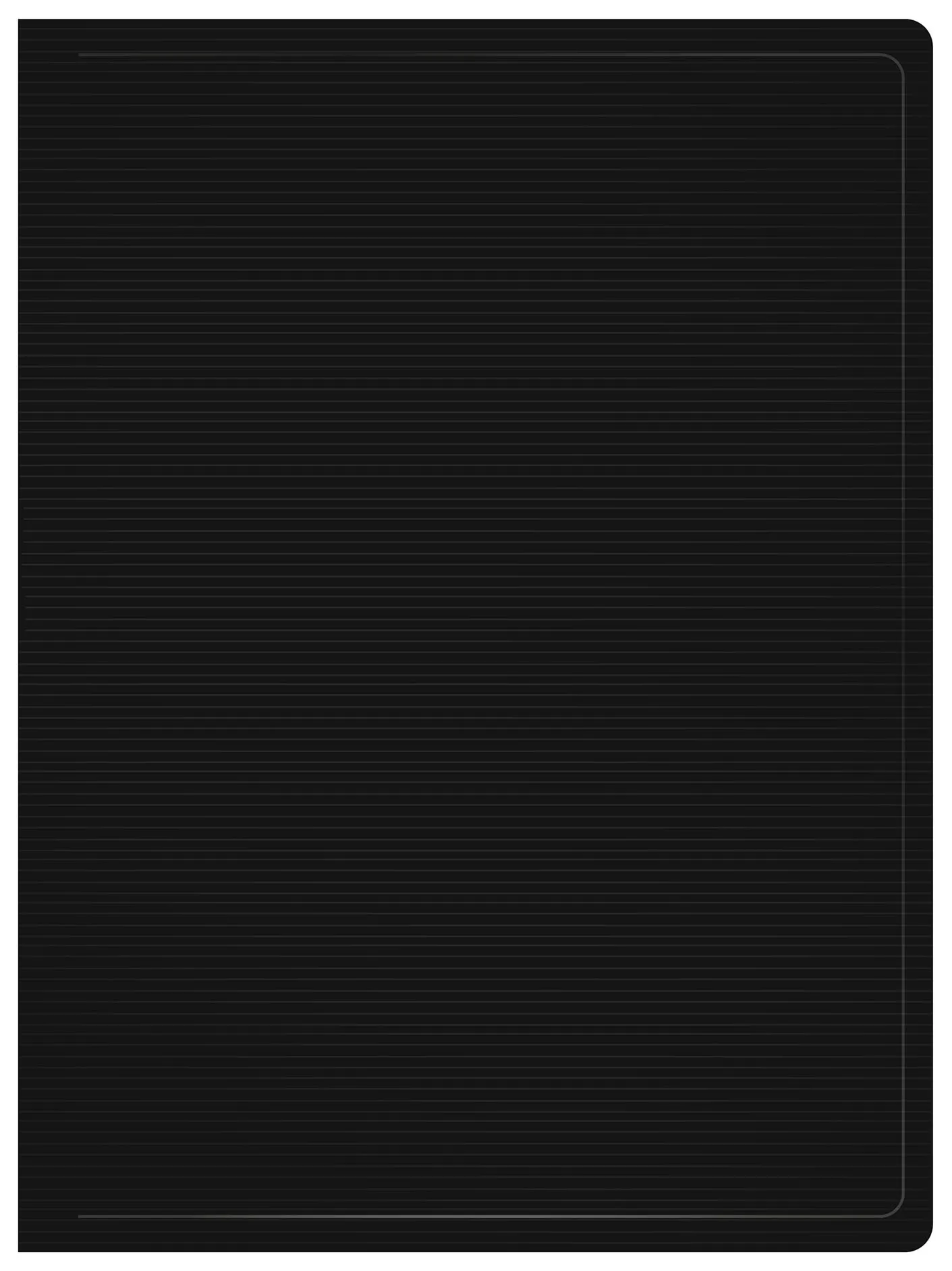 Папка с 20 прозр.вклад. Бюрократ DeLuxe DLV20BLCK A4 пластик 0.7мм черный