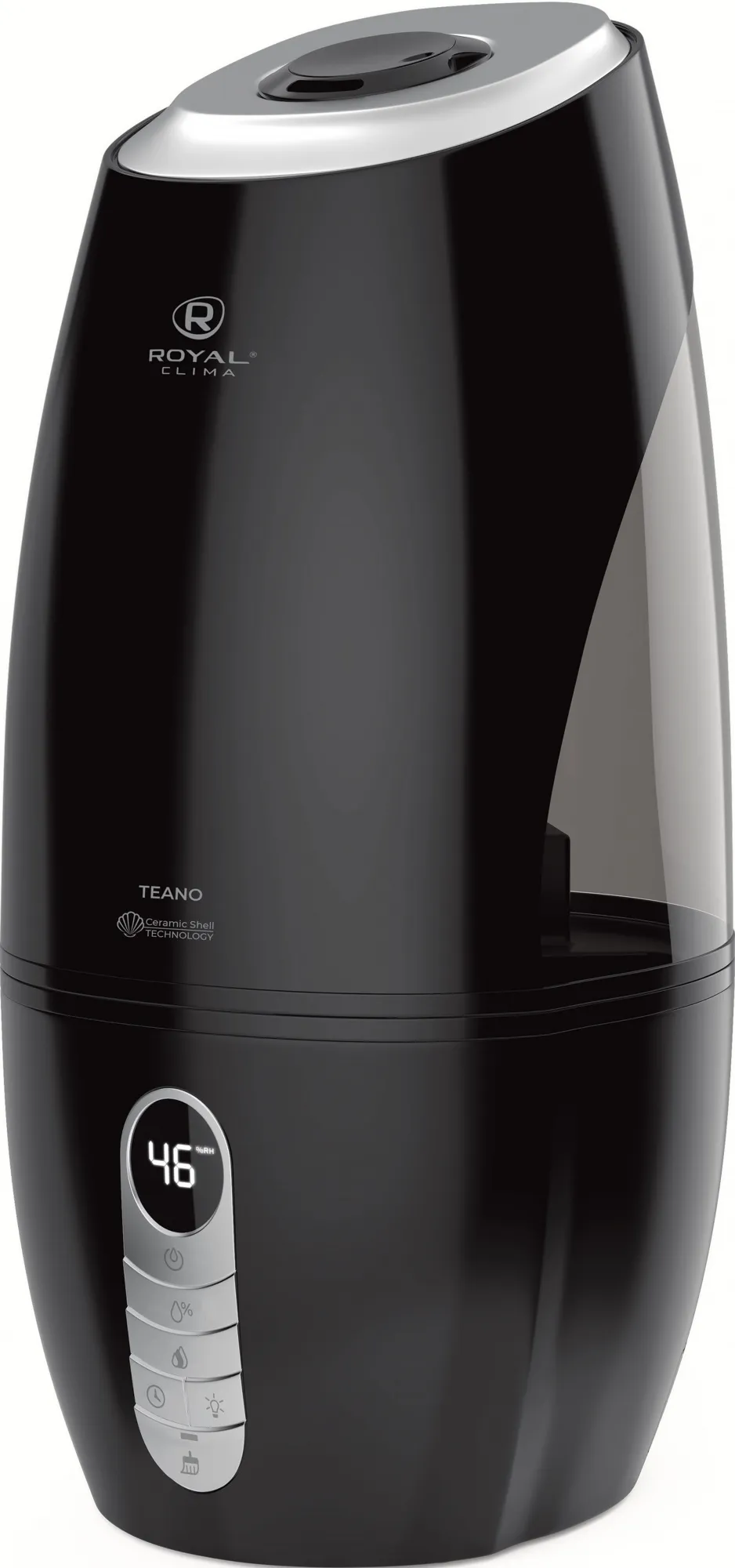 Увлажнитель воздуха Royal Clima RUH-T300/5.7E-BL 22Вт (ультразвуковой) черный