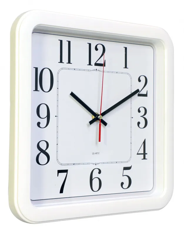 Часы настенные аналоговые Бюрократ WallC-S79P D29см белый (WALLC-S79P29/WHITE)