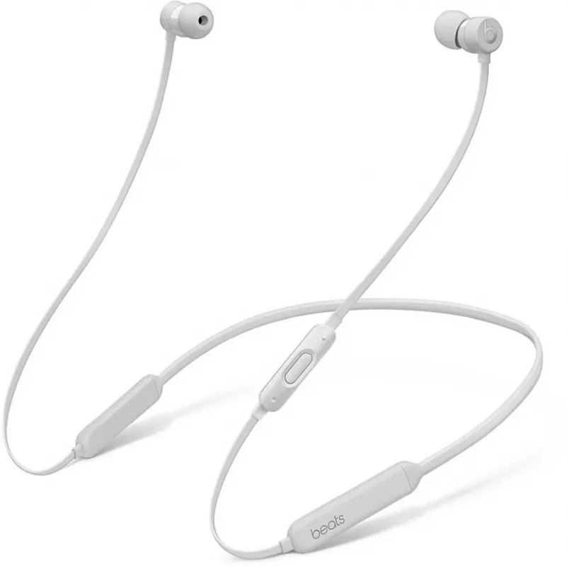 Гарнитура вкладыши Beats BeatsX серебристый глянцевый беспроводные bluetooth шейный обод (MX7W2EE/A)