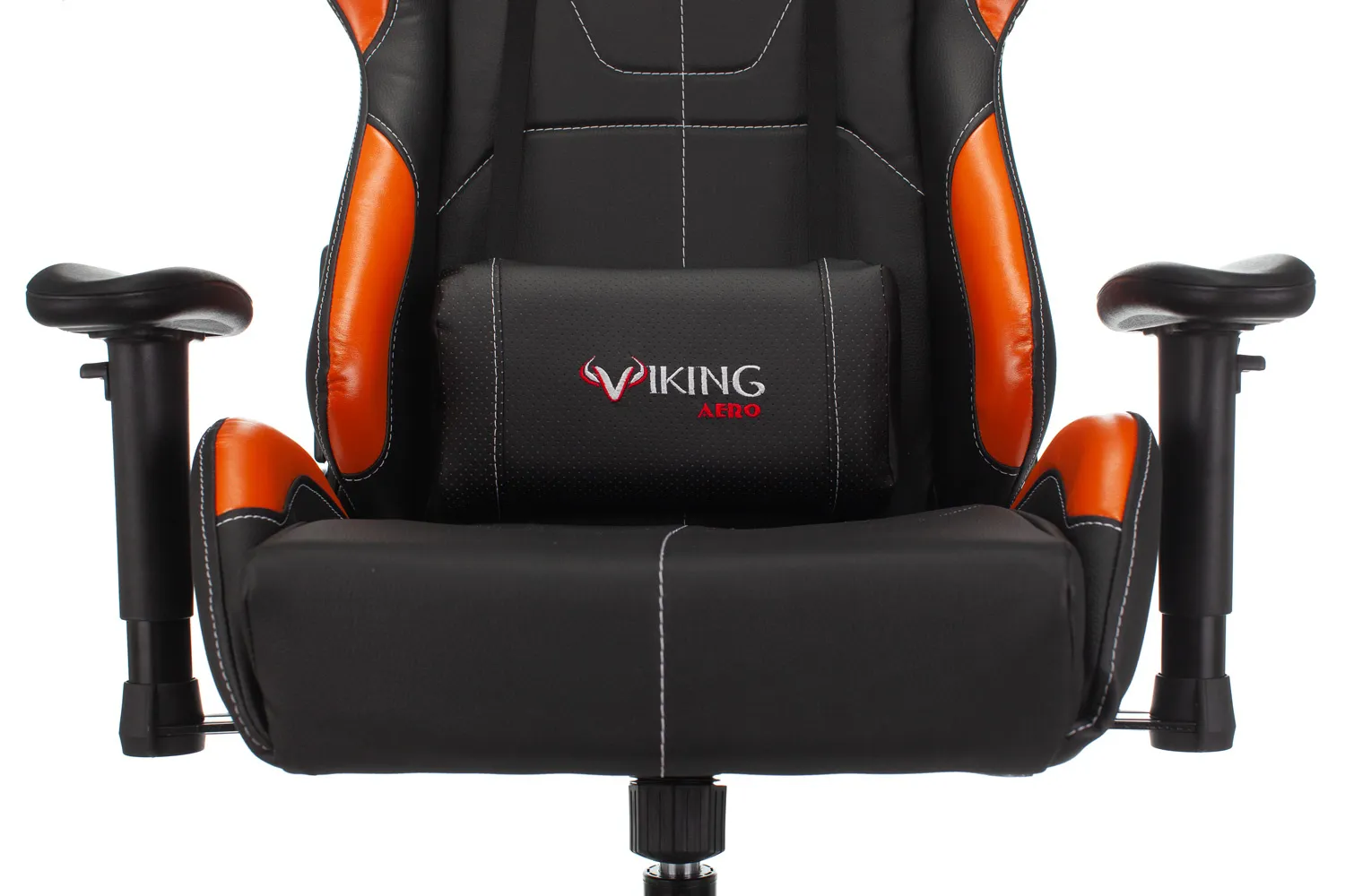 Кресло игровое Zombie VIKING 5 AERO черный/оранжевый эко.кожа с подголов. крестов. пластик