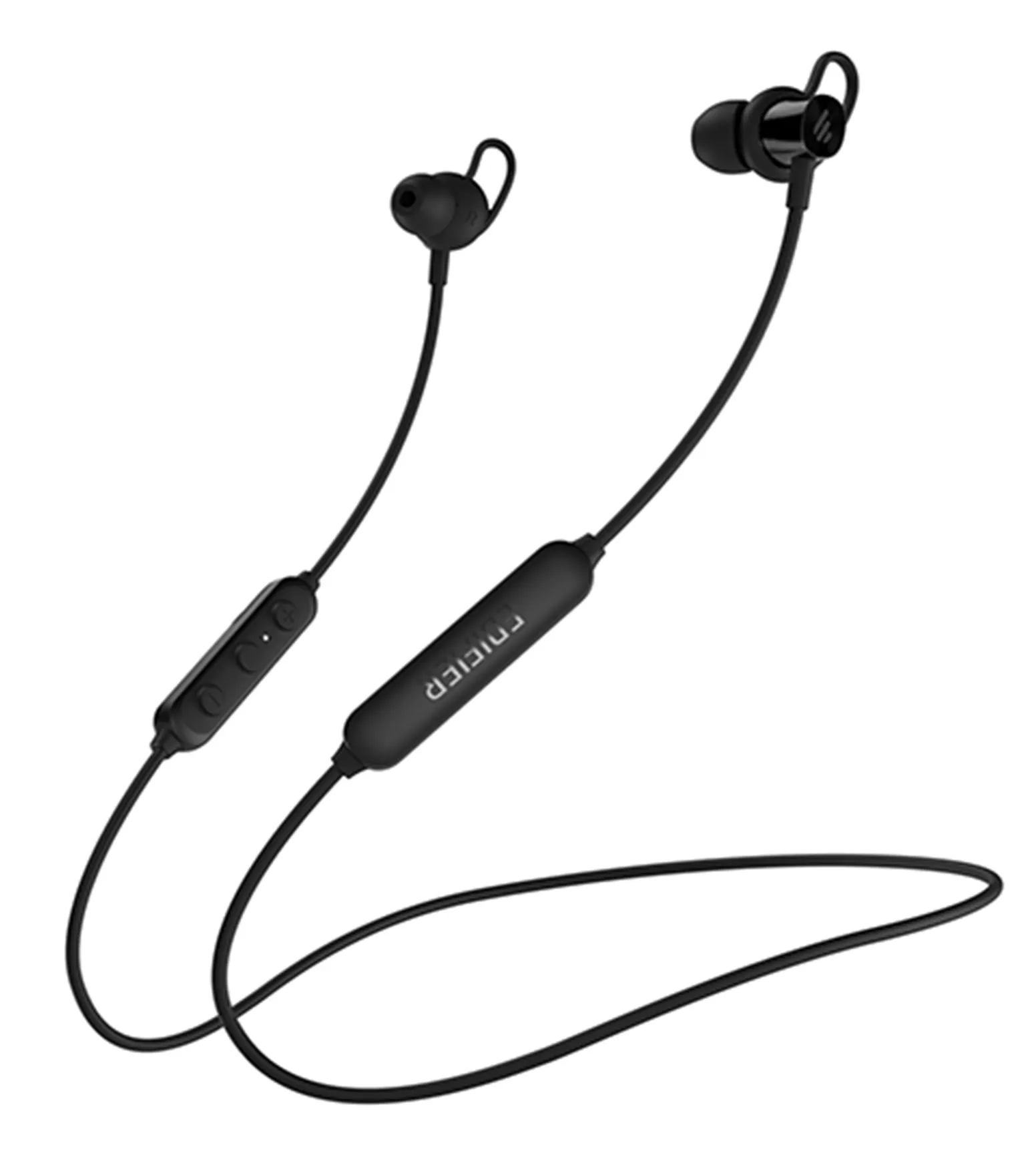 Гарнитура вкладыши Edifier W200BT SE 0.5м черный беспроводные bluetooth в ушной раковине
