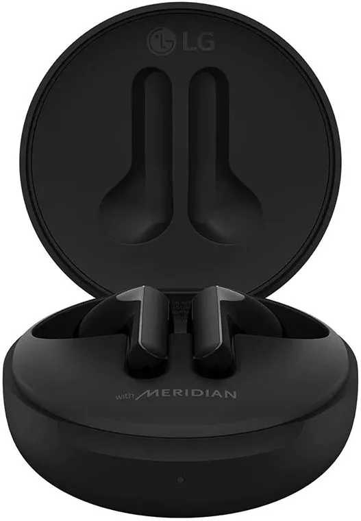 Гарнитура вкладыши LG TONE Free FN6 черный беспроводные bluetooth в ушной раковине (HBS-FN6.ABRUBK)