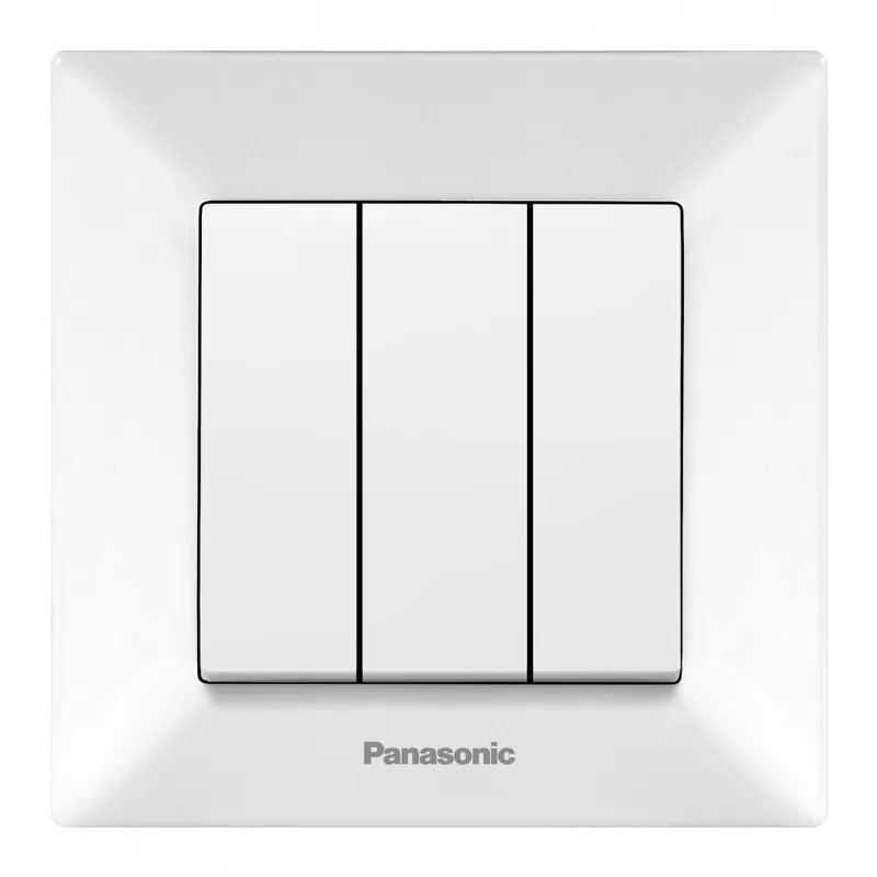 Выключатель Panasonic Arkedia скрыт. 3кл. IP20 белый глянцевый (упак.:1шт) (WMTC00152WH-RU)