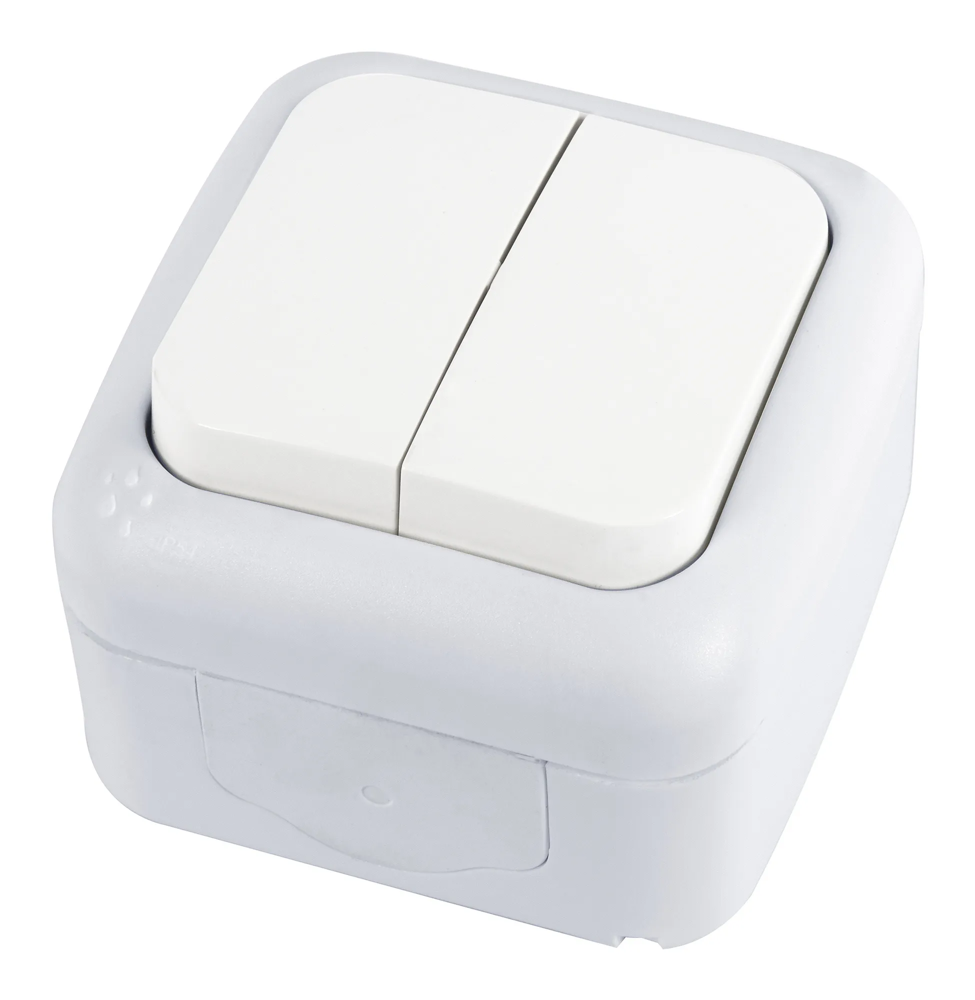 Выключатель Panasonic Palmiye откр. 2кл. IP54 белый глянцевый (упак.:1шт) (90555402-RU)