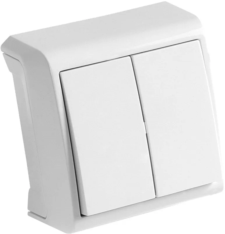 Выключатель Panasonic Vera откр. 2кл. IP20 белый глянцевый (упак.:1шт) (90681002-RU)
