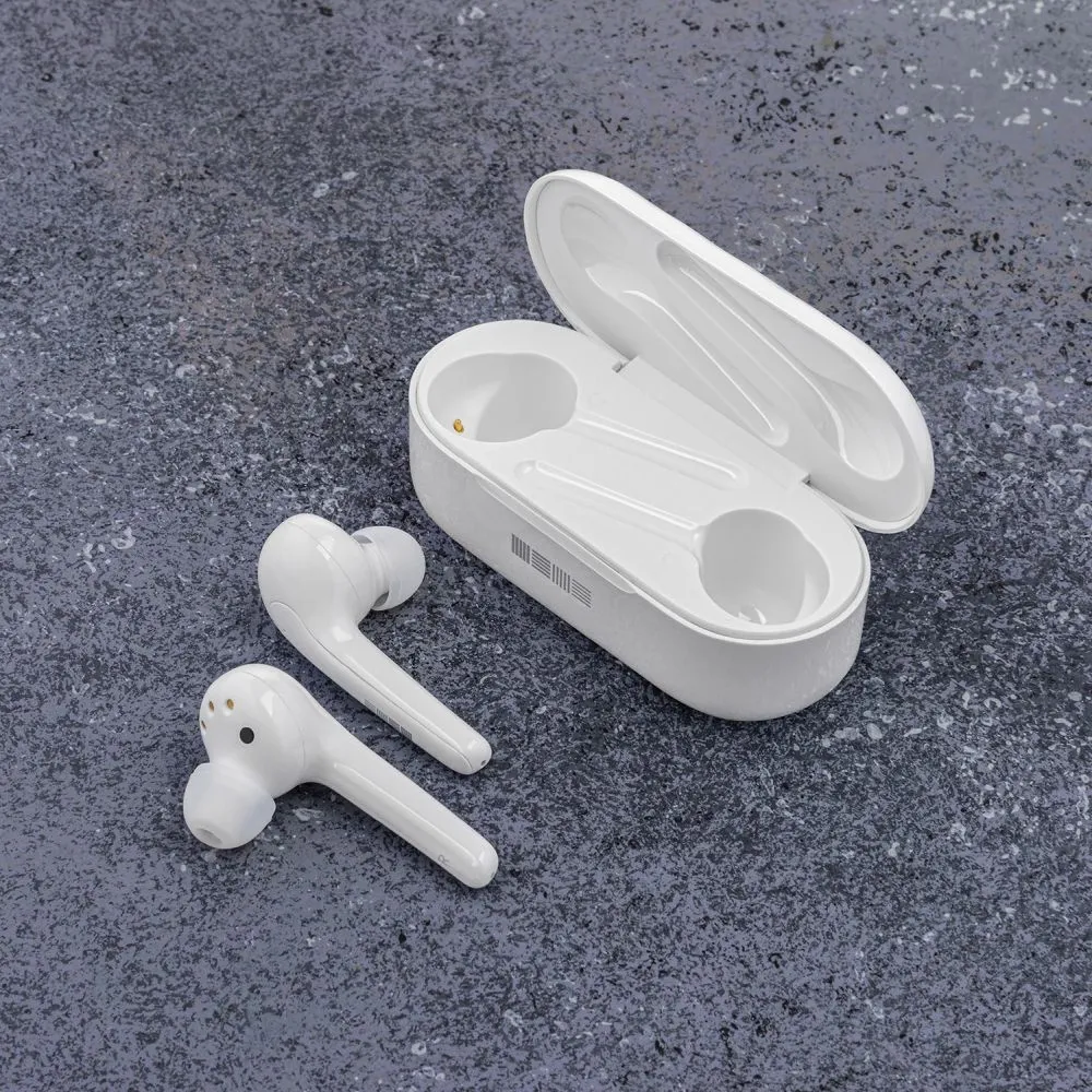 Гарнитура вкладыши Interstep TWS SBH-720 белый беспроводные bluetooth в ушной раковине (70963)