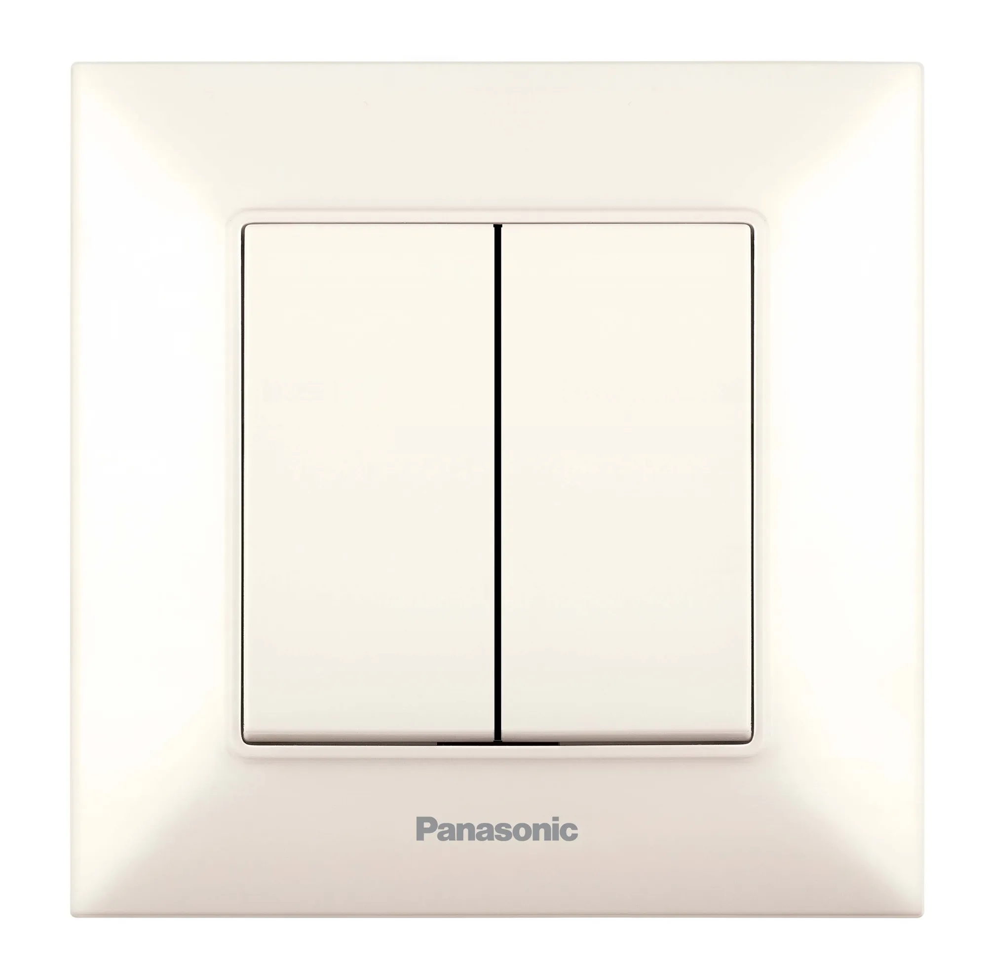 Переключатель Panasonic Arkedia Slim скрыт. 2кл. IP20 бежевый (упак.:1шт) (WNTC00112BG-RU)