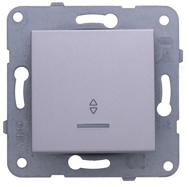 Переключатель Panasonic Karre&Arkedia скрыт. 1кл. IP20 серебро (упак.:1шт) (WKTT00042SL-RU)
