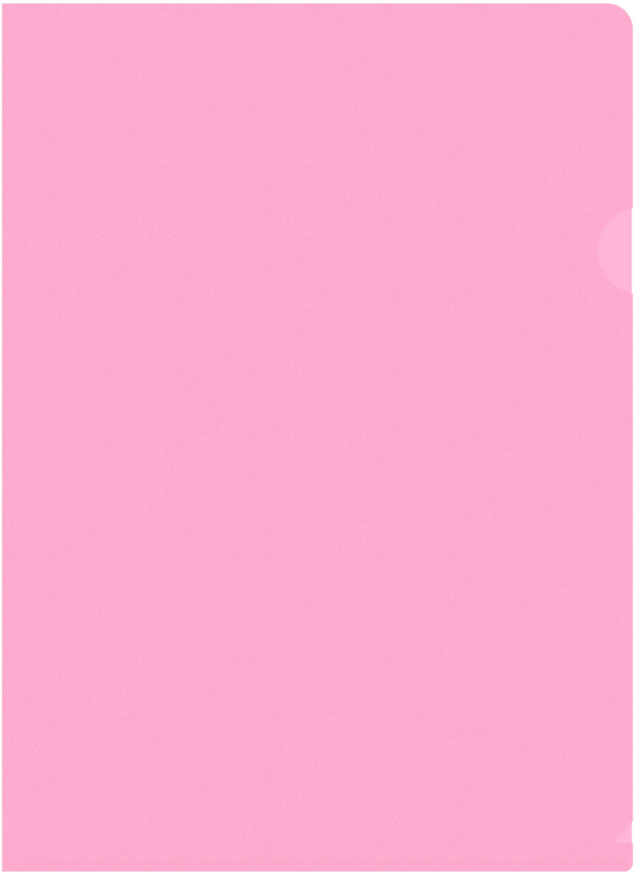 Папка-уголок Бюрократ Pastel -EPAST/PINK A4 пластик 0.18мм розовый