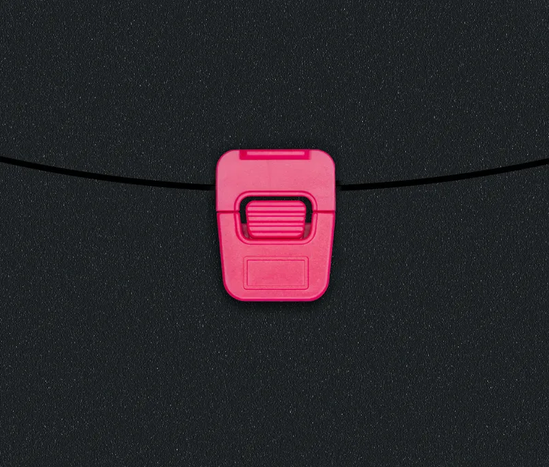 Портфель Бюрократ Black Opal BLPP01PINK 1 отдел. A4 пластик 0.7мм черный/розовый