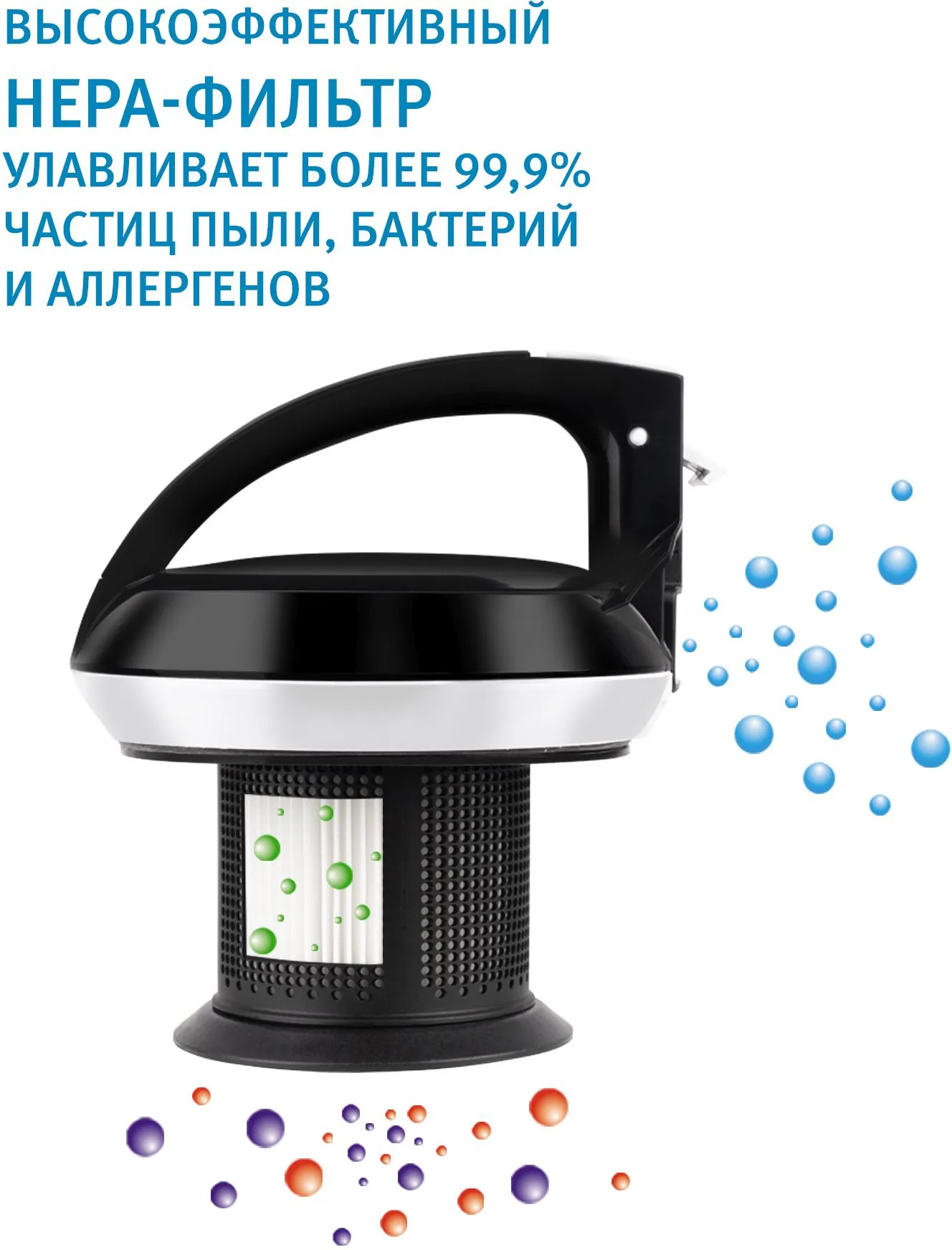 Пылесос Vitek 8142-VT-01 1500Вт черный/белый