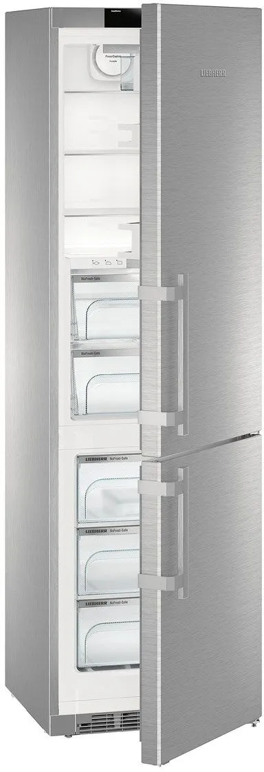 Холодильник Liebherr CBNes 4875 нержавеющая сталь (двухкамерный)