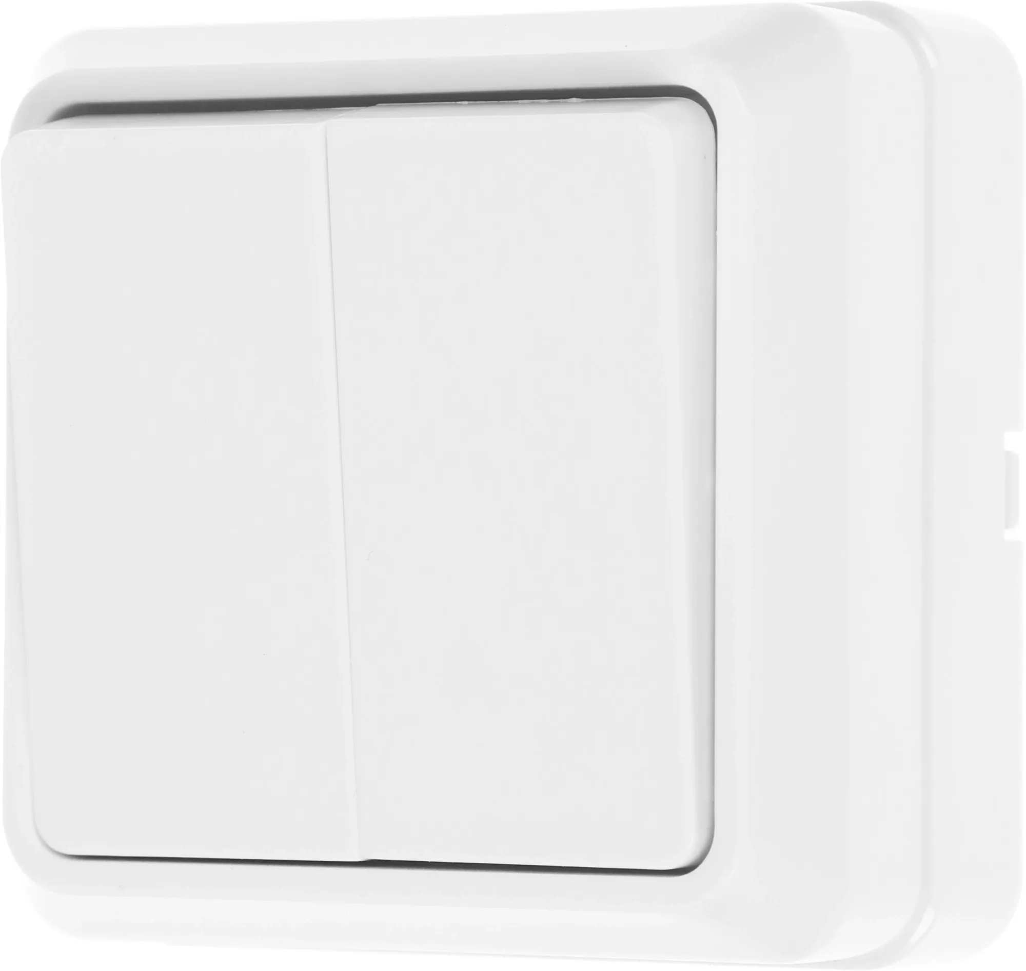 Выключатель IEK Октава откр. 2кл. IP20 белый (упак.:1шт) (EVO20-K01-10-DC)