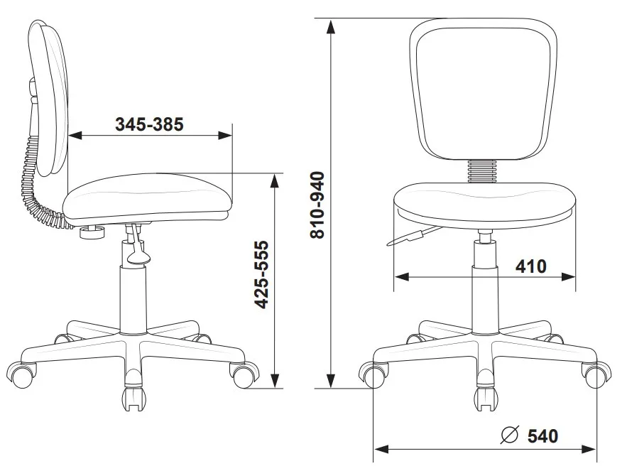 Кресло детское Бюрократ CH-204NX фиолетовый Sticks 08 крестов. пластик
