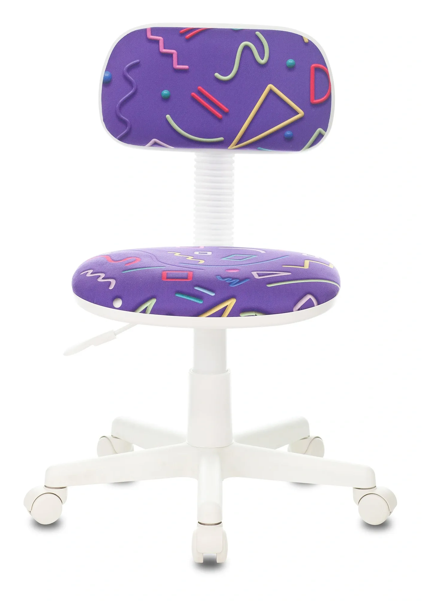 Кресло детское Бюрократ CH-W201NX фиолетовый Sticks 08 крестов. пластик