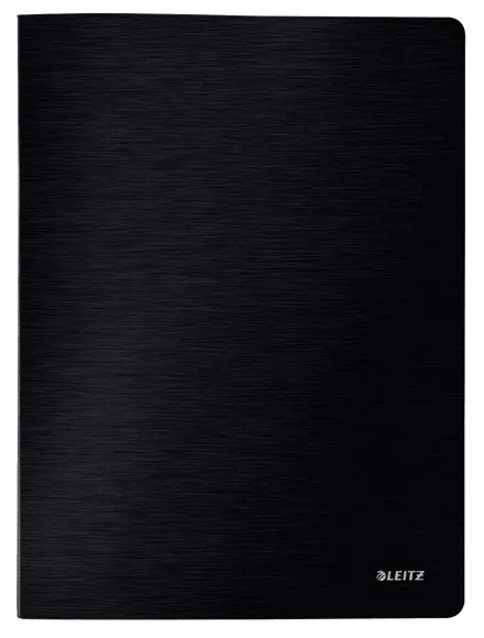 Папка с 20 прозр.вклад. Leitz Style 39580094 A4 полипропилен черная сталь (упак.:10шт)