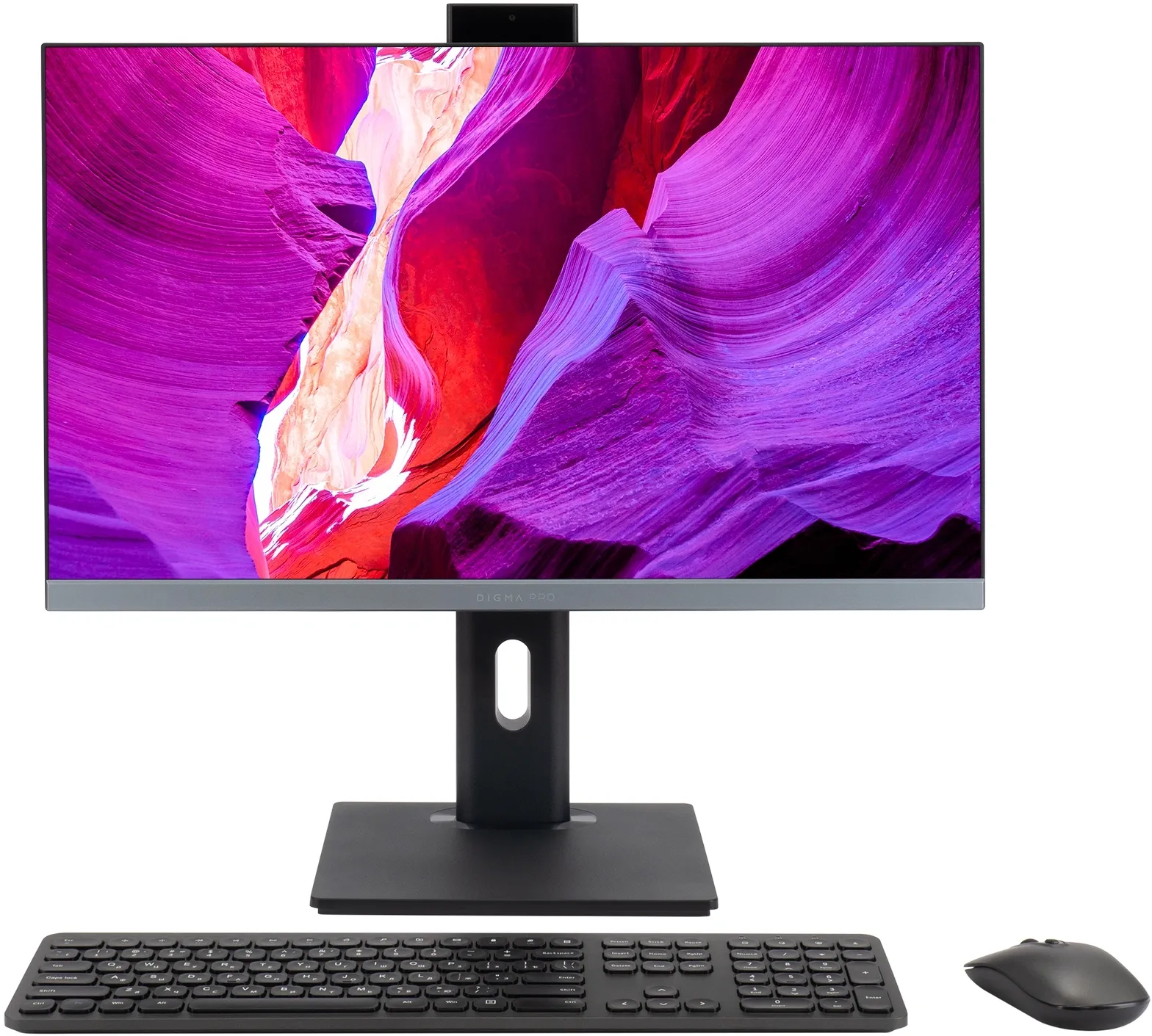 Моноблок Digma Pro Unity 23.8" Full HD i3 1315U (1.2) 8Gb SSD256Gb UHDG CR Windows 11 Professional GbitEth WiFi BT 90W клавиатура мышь Cam серый/черный 1920x1080