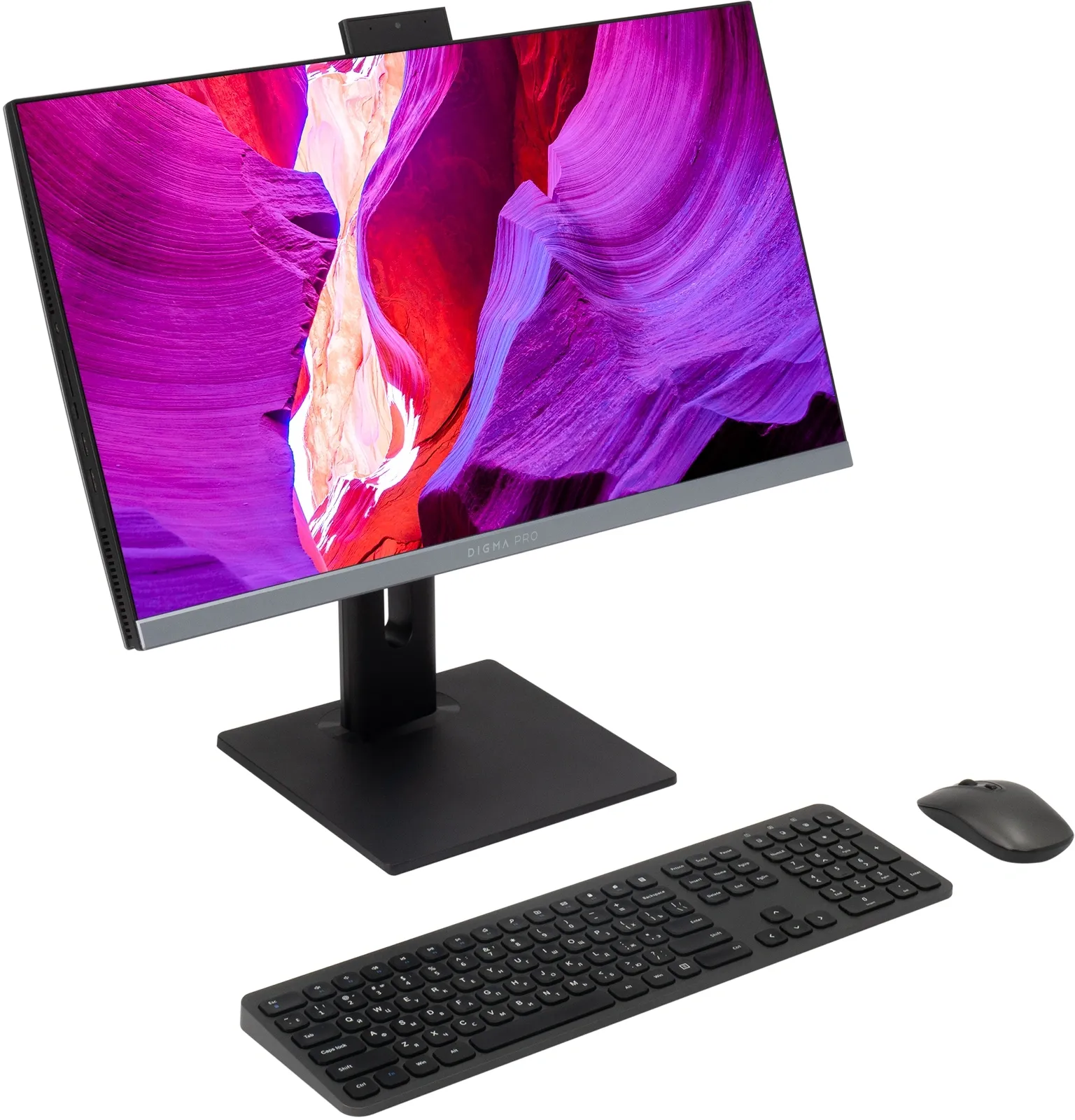 Моноблок Digma Pro Unity 23.8" Full HD i3 1315U (1.2) 8Gb SSD256Gb UHDG CR Windows 11 Professional GbitEth WiFi BT 90W клавиатура мышь Cam серый/черный 1920x1080