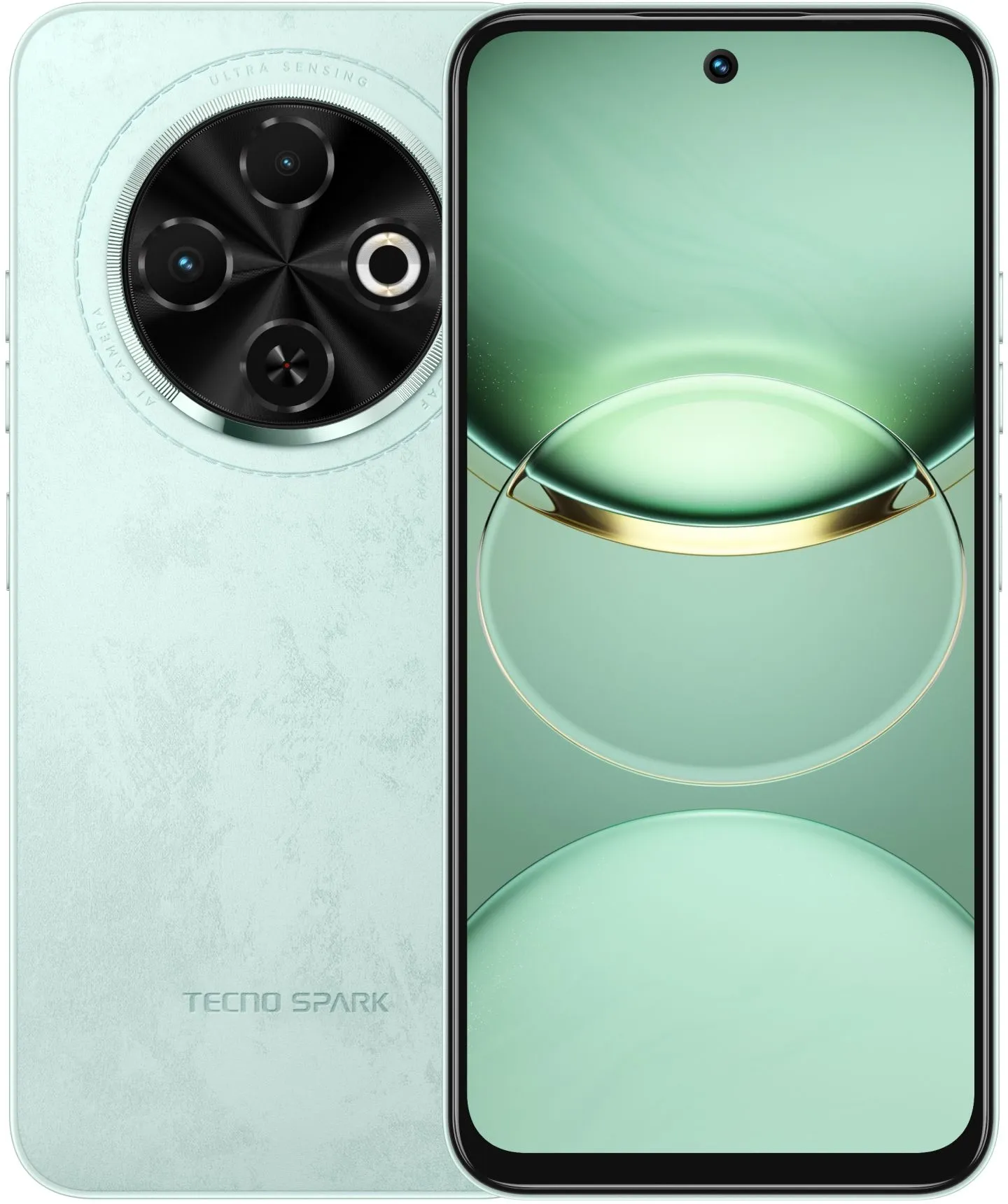 Смартфон Tecno Spark 30C 128Gb 4Gb зеленый моноблок 3G 4G 6.67" 720x1600 Android 14 48Mpix 802.11 a/b/g/n/ac NFC GPS GSM900/1800 TouchSc Protect