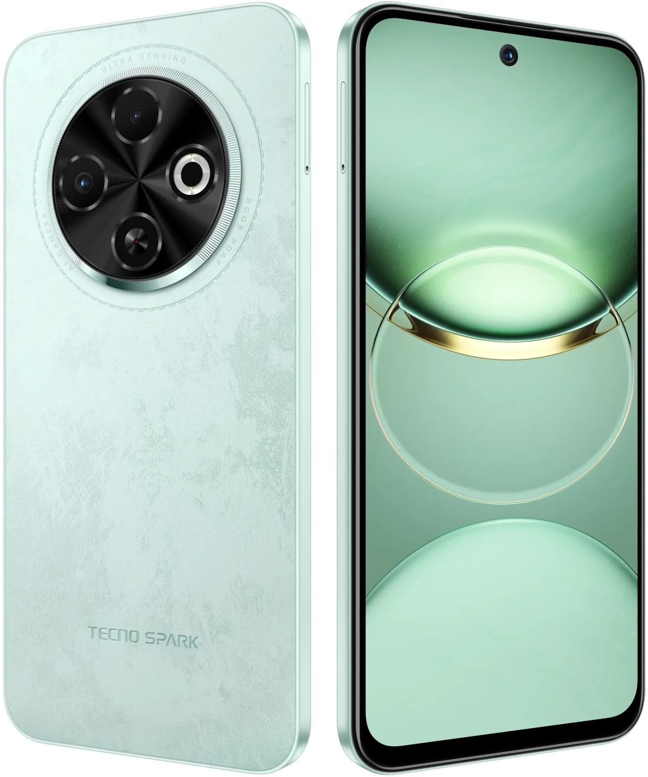 Смартфон Tecno Spark 30C 128Gb 4Gb зеленый моноблок 3G 4G 6.67" 720x1600 Android 14 48Mpix 802.11 a/b/g/n/ac NFC GPS GSM900/1800 TouchSc Protect