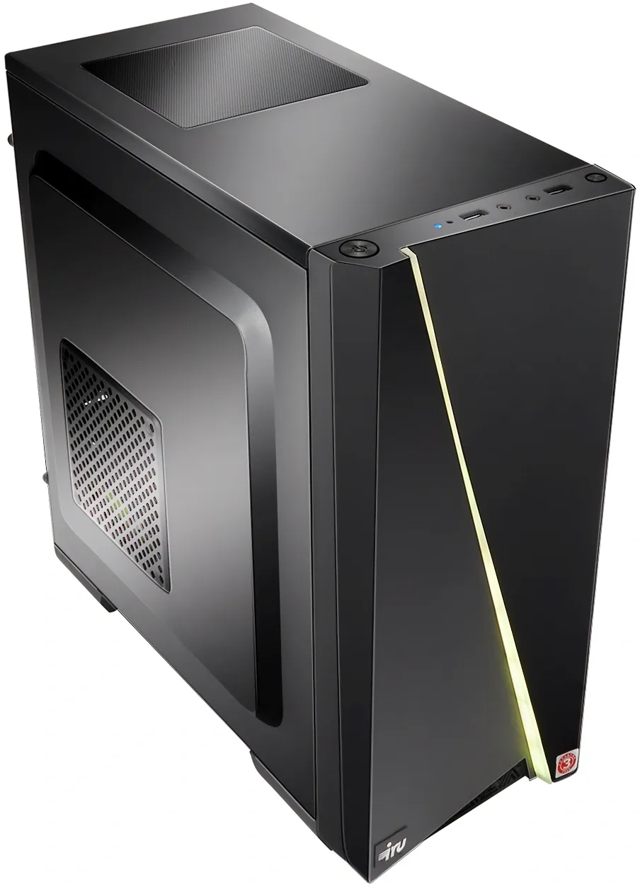 ПК IRU Tactio 320A5GER MT Ryzen 5 5600G (3.9) 16Gb SSD512Gb RGr без ОС GbitEth 500W черный (2106786)